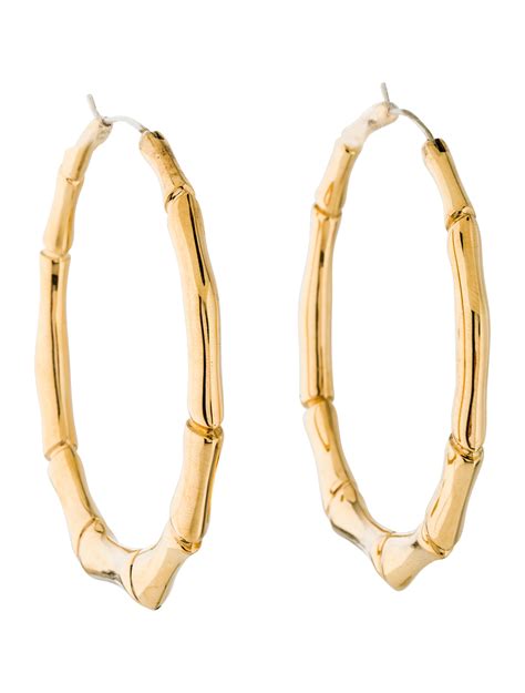 gucci bamboo ohrringe|gucci earrings 18k yellow.